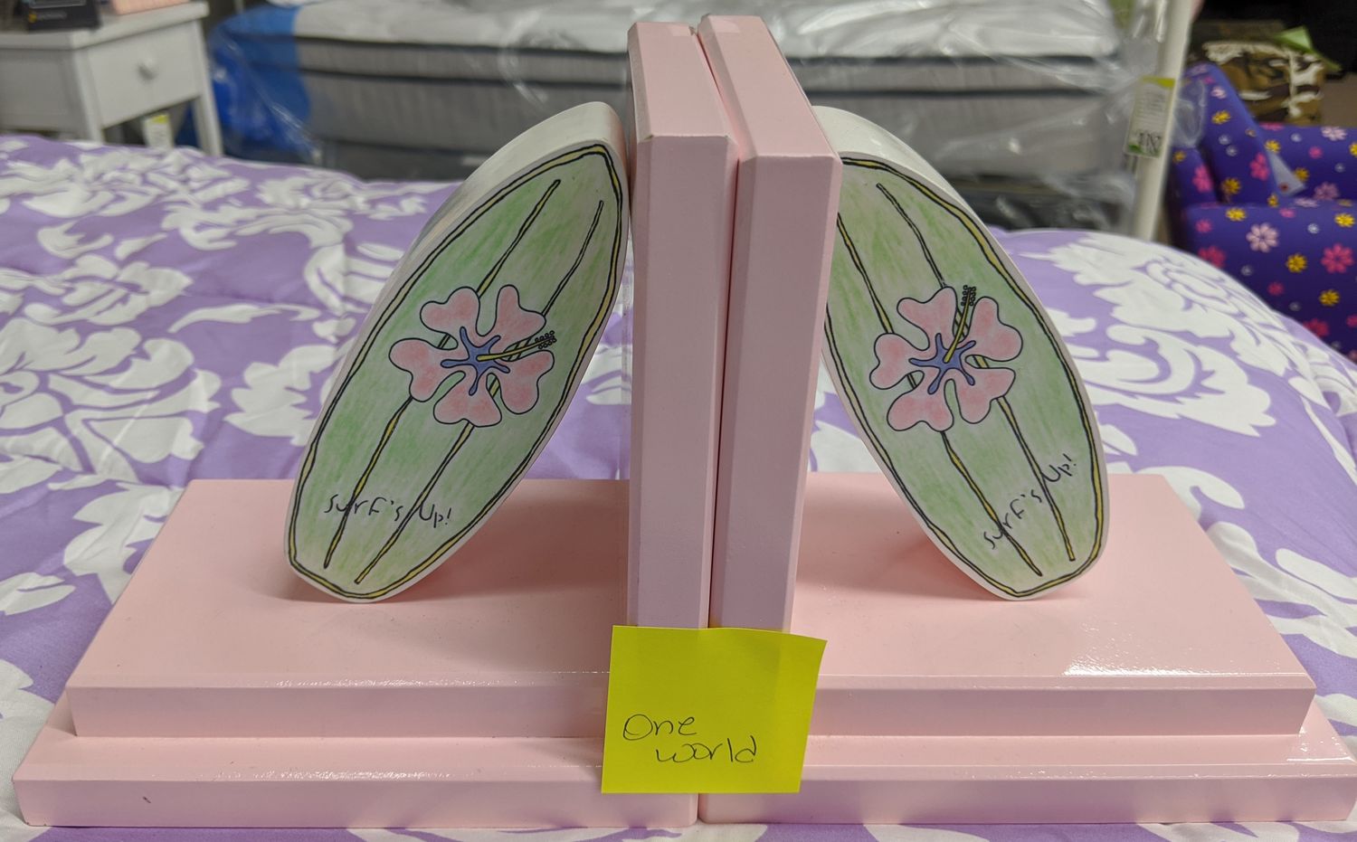 SURF BOARD BOOKENDS