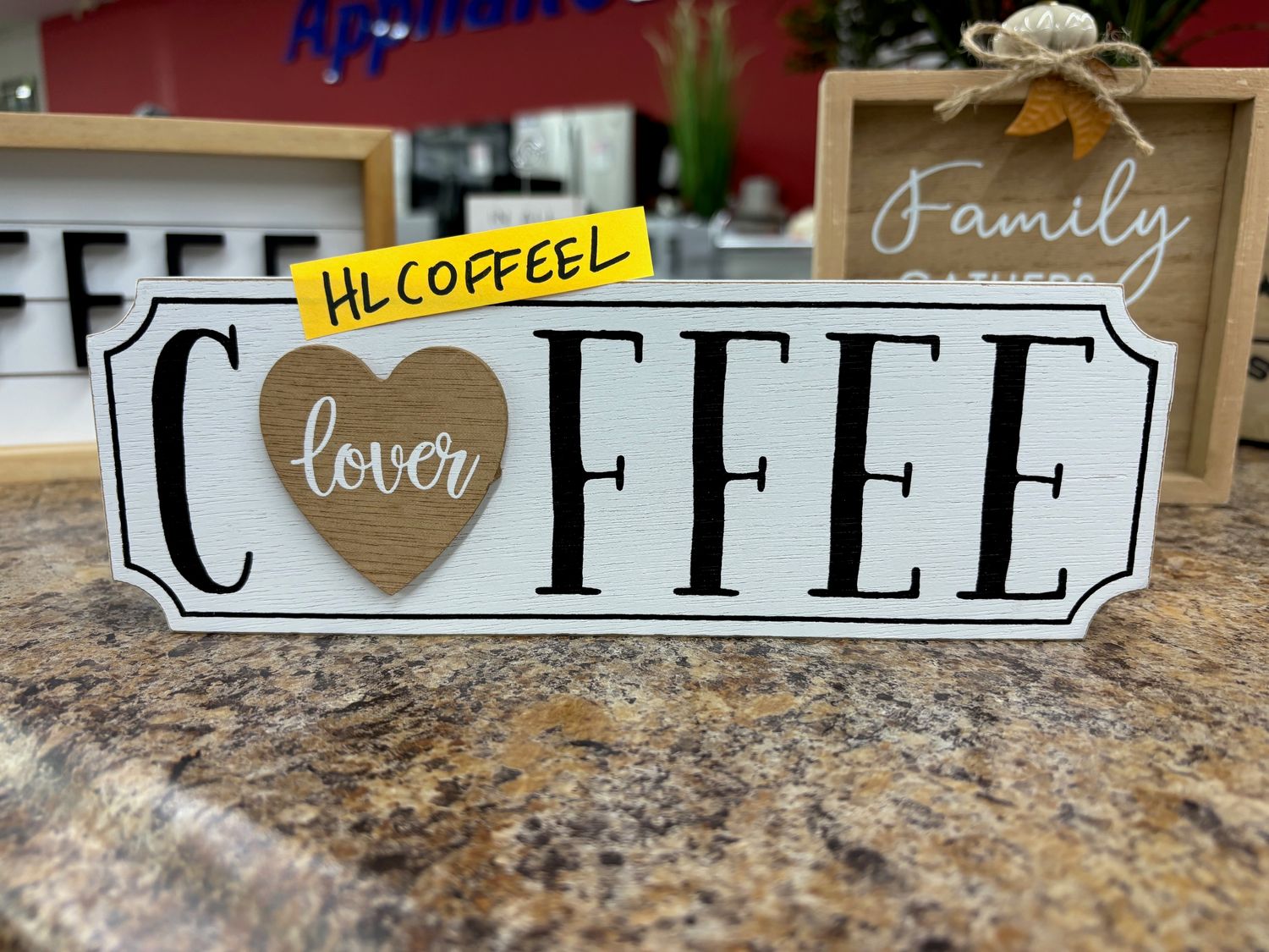 COFFEE MESSAGE W/ HEART