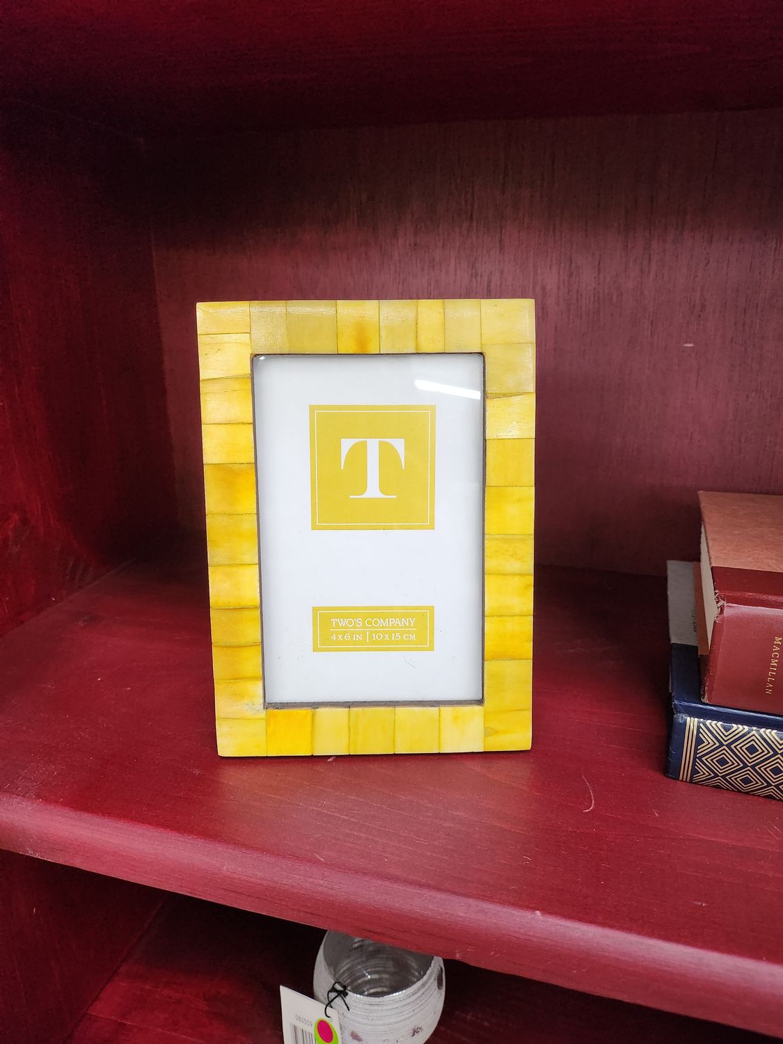 YELLOW TILE PICTURE FRAME