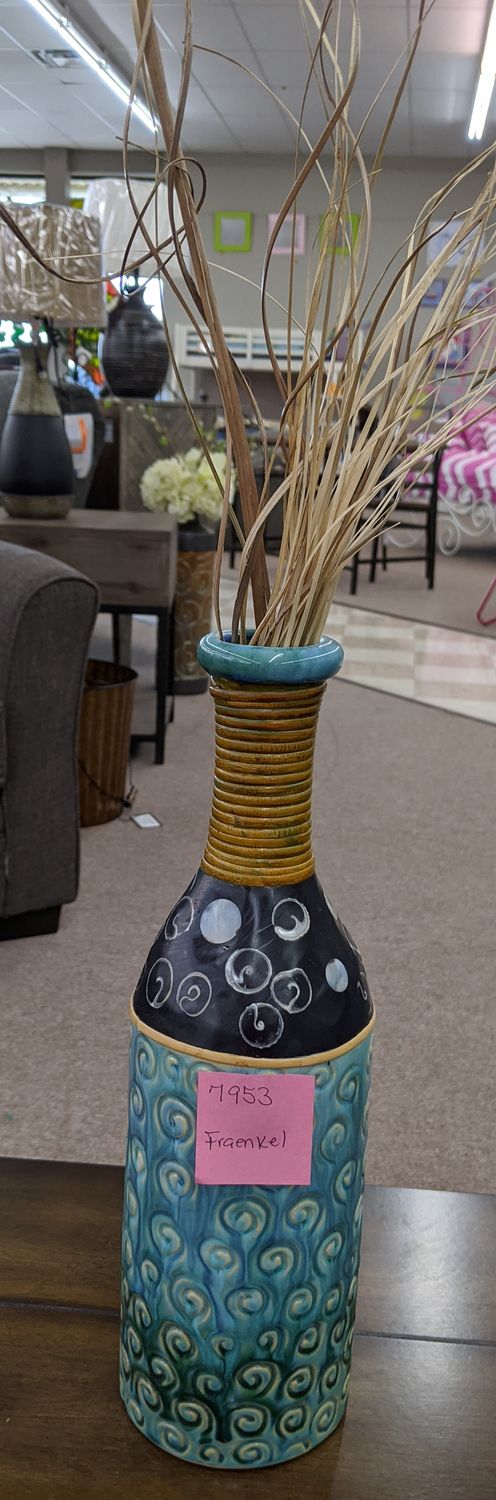 TEAL VASE