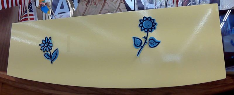 YELLOW DISPLAY BOX