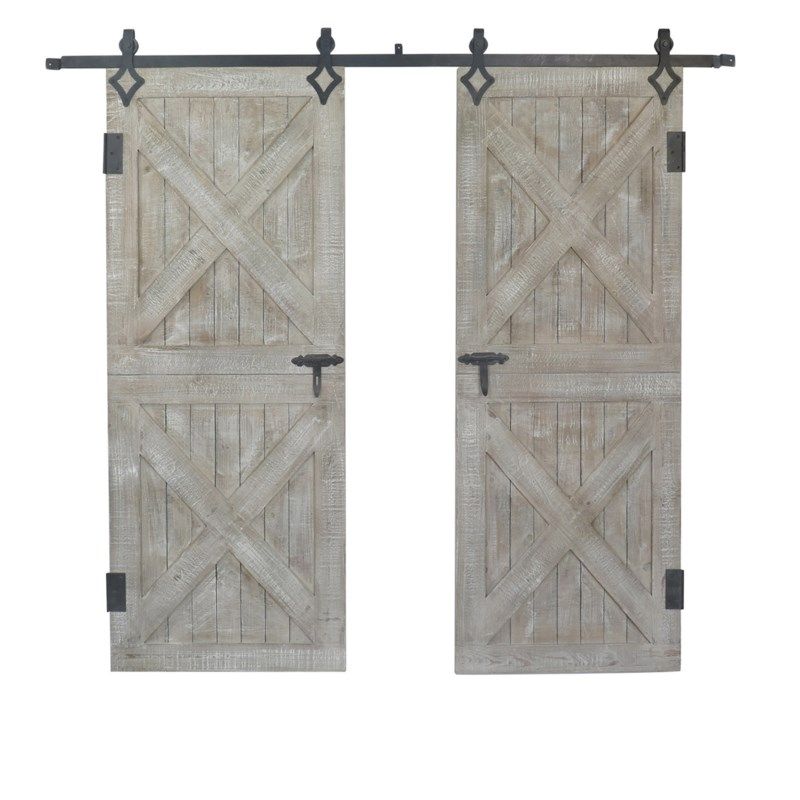 Double Rustic Barn Doors