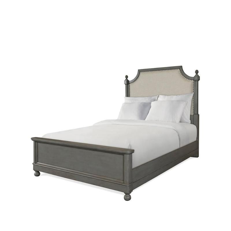 Bella Grigio Queen Upholstered Panel HEADBOARD