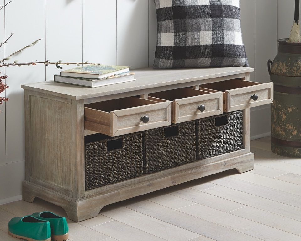 OSLEMBER STORAGE BENCH