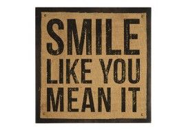 SMILE LIKE YOU MEAN IT
