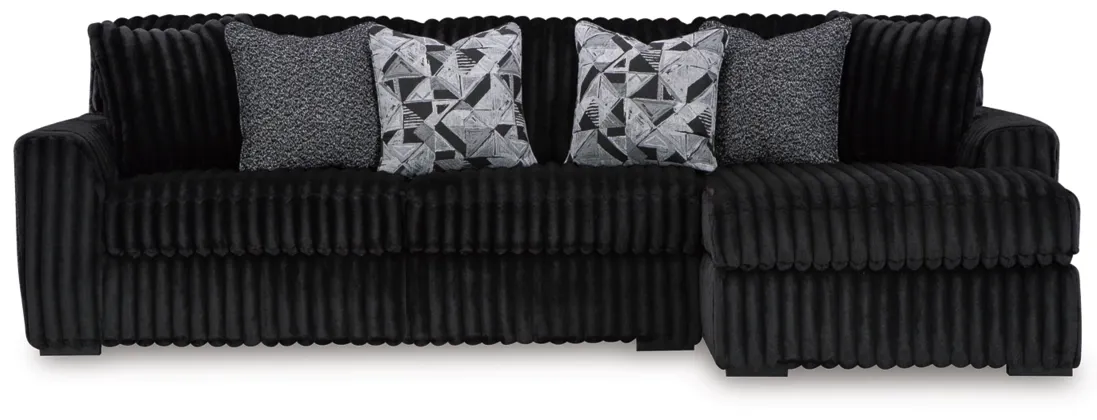 Midnight-Madness 2-Piece Sectional Sofa with Chaise