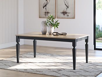 Brenkerton Rectangular Dining Room Table & Side Chair