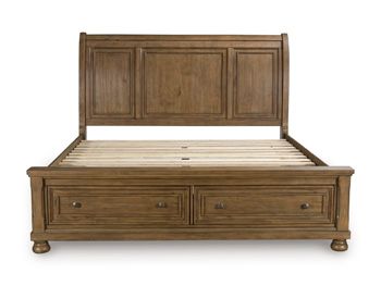 FEDDINGER KING STORAGE BED