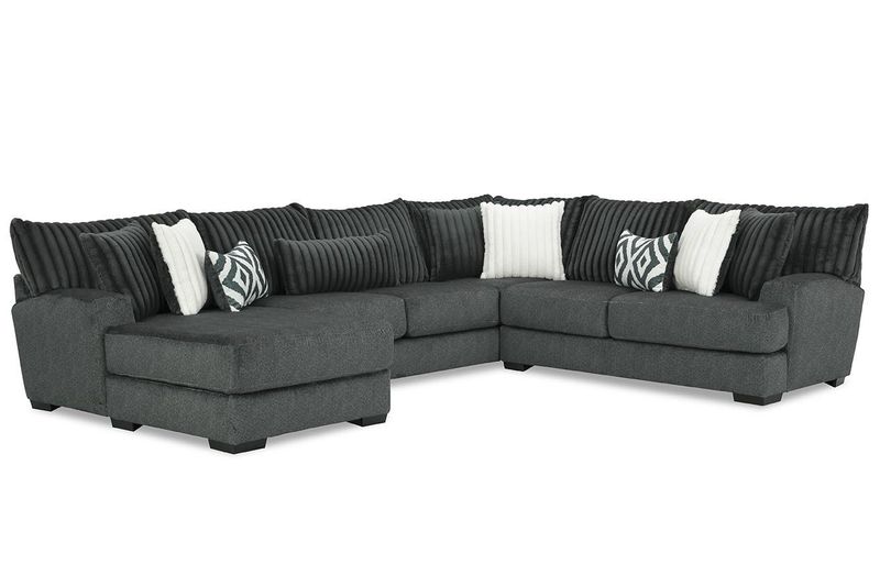 3PC SECTIONAL  / TWEED