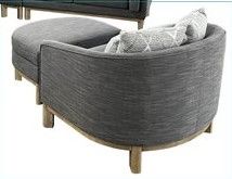 CHAIR W/STORAGE OTTOMAN