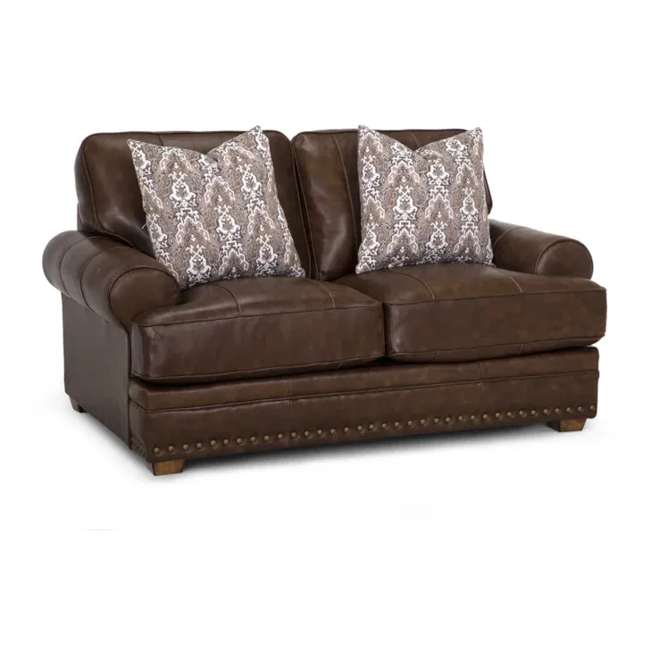 TULA Loveseat with Nailheads