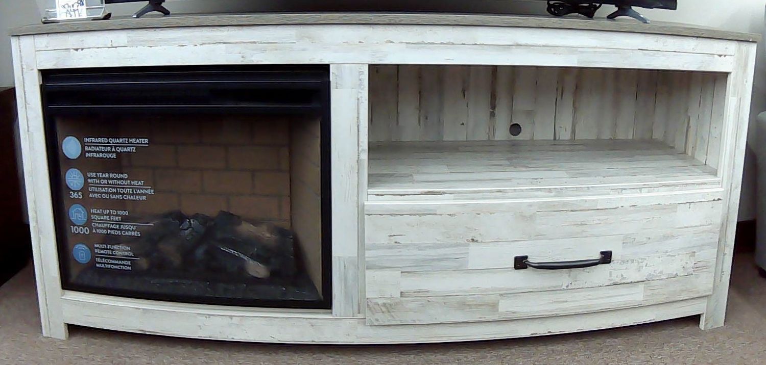 60"STAND W/ELECTRIC FIREPLACE