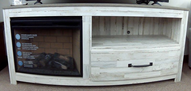 60"STAND W/ELECTRIC FIREPLACE