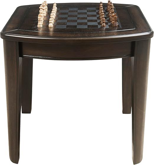 Diletta Reversible Top End Table Chess Game
