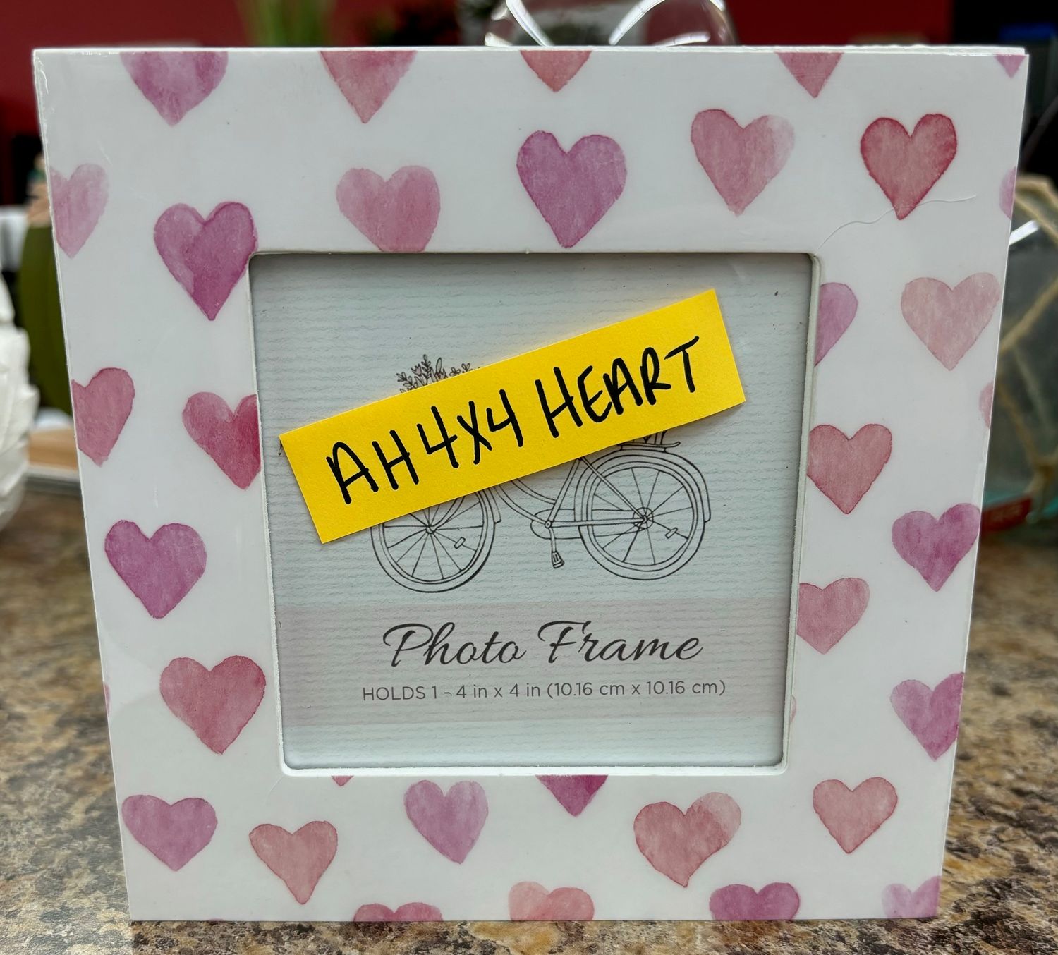 PICTURE FRAME WITH HEARTS