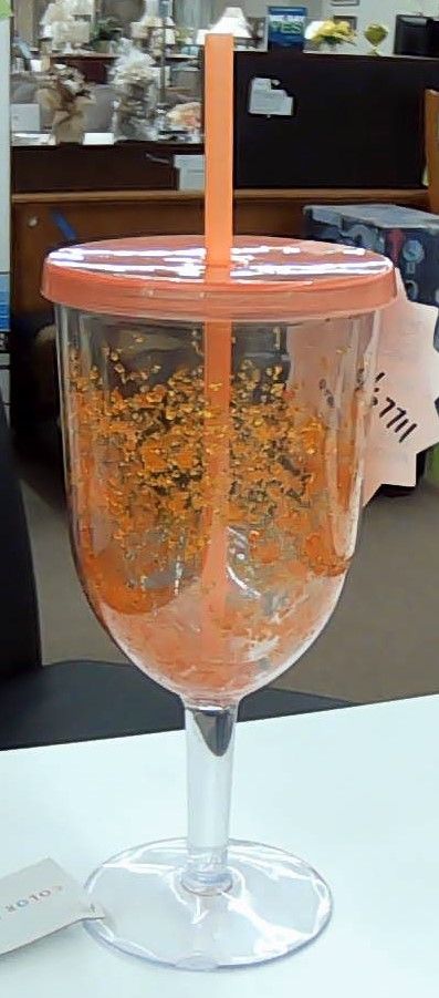 ORANGE GLASS W/ STAW