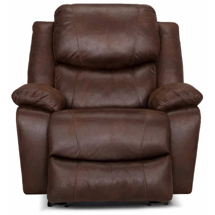 Oversized Power Rocker Recliner with Pillow Arms