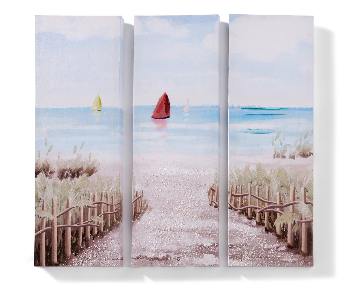 S/3 CANVAS LAKESIDE