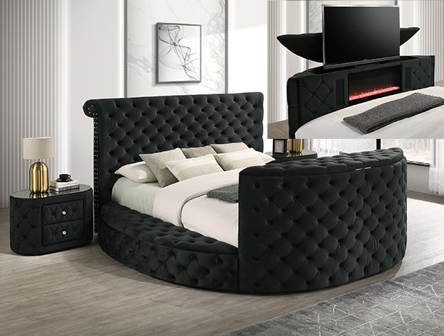 KING STORAGE WFIREPLACE AND TV LIFT