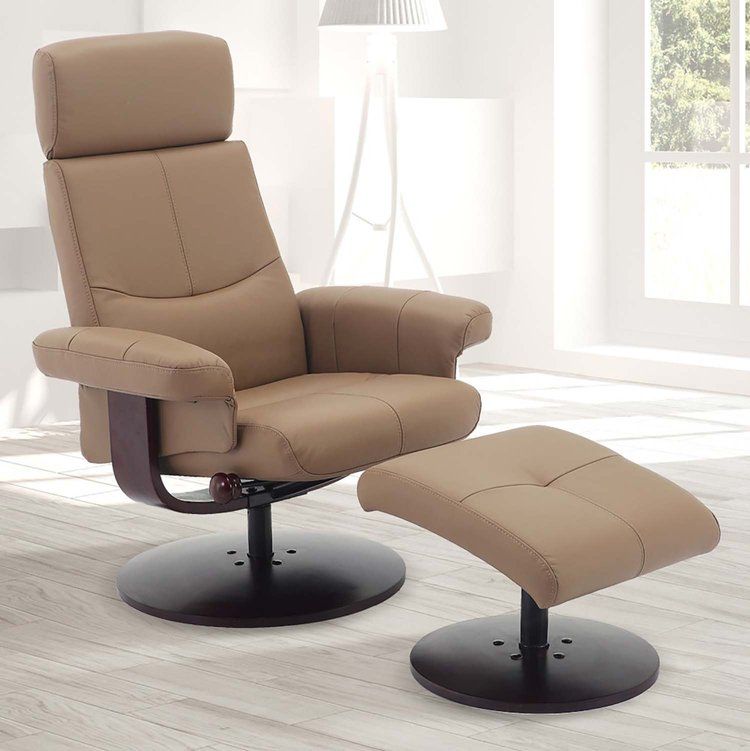ROMA CHAIR W/OTTOMAN
