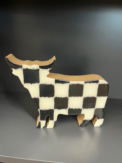 CHECKERED COW