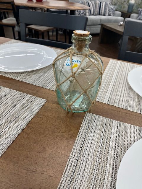 LIGHTED GLASS JAR