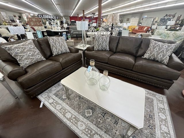 TULA Loveseat with Nailheads