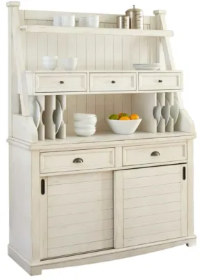 Cayla Antiqued White Buffet
