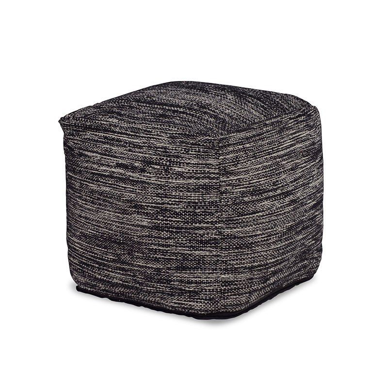 Omari Square Handwoven Woolen Ottoman
