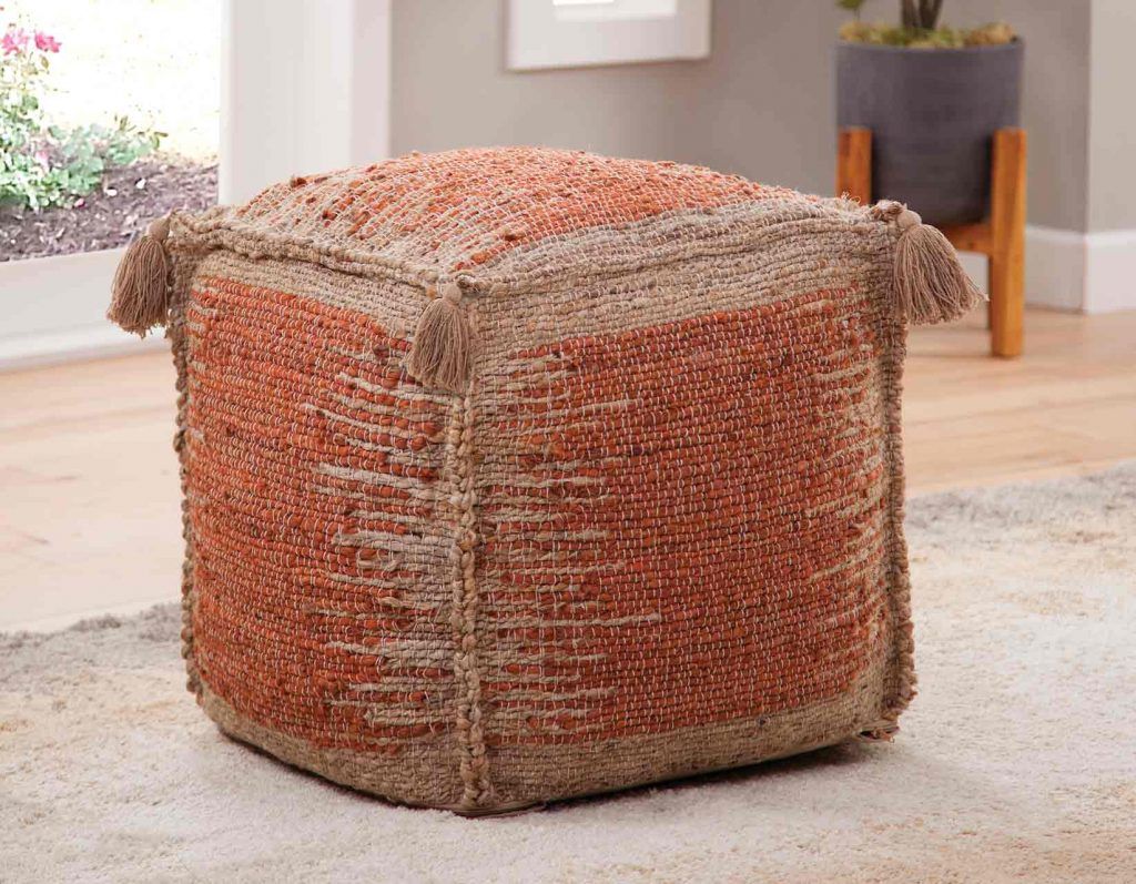 Jafar Handwoven Ottoman