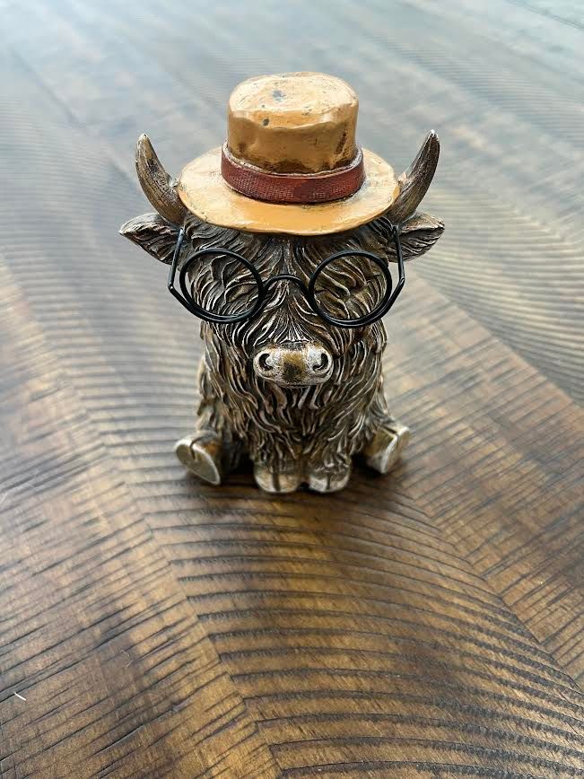 HIGHLAND COW TABLE DECOR