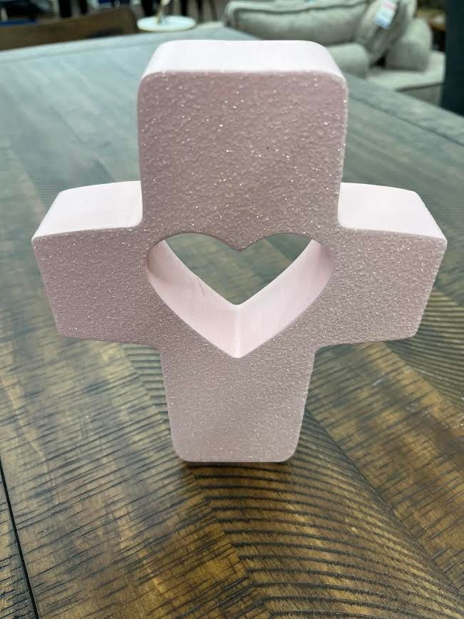 Pink Cross Table decor