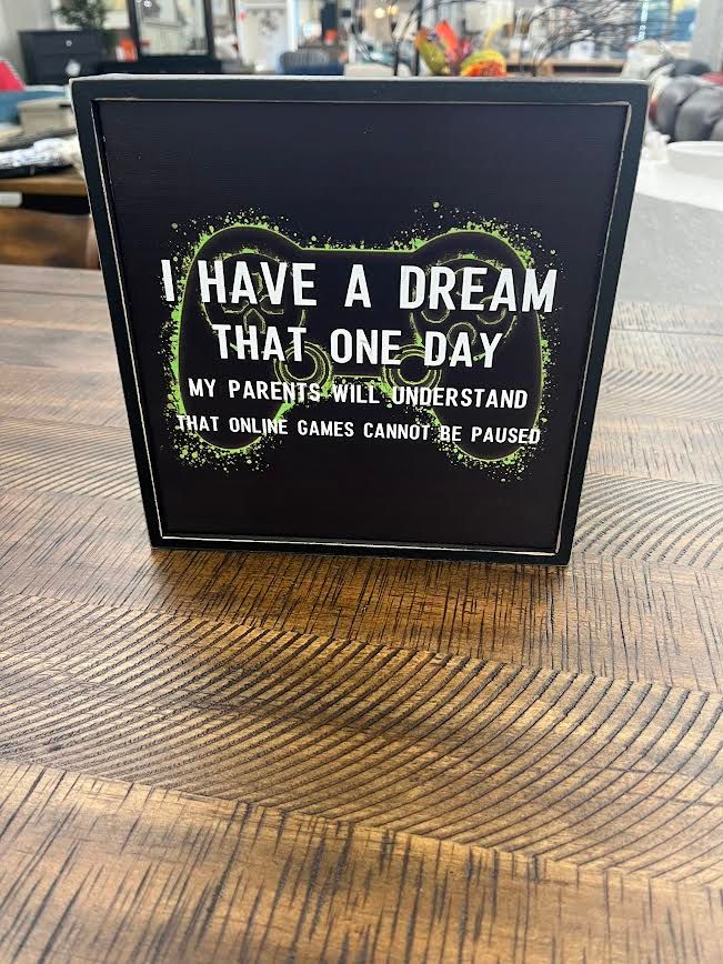 BOYS ROOM VIDEO GAME FRAME