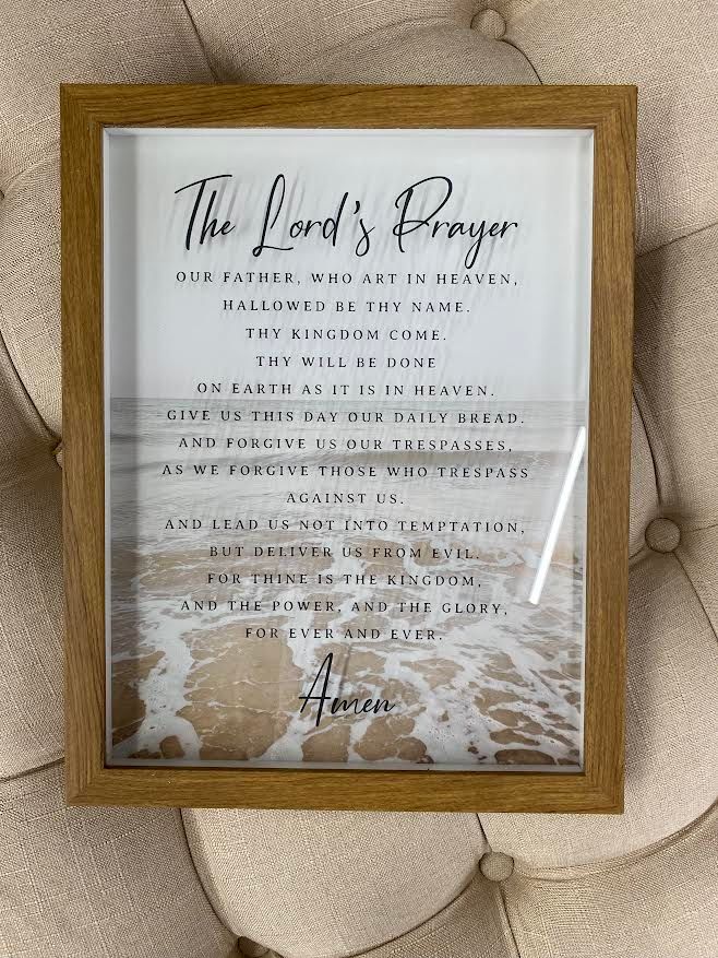 LORD'S PRAYER SHADOW BOX