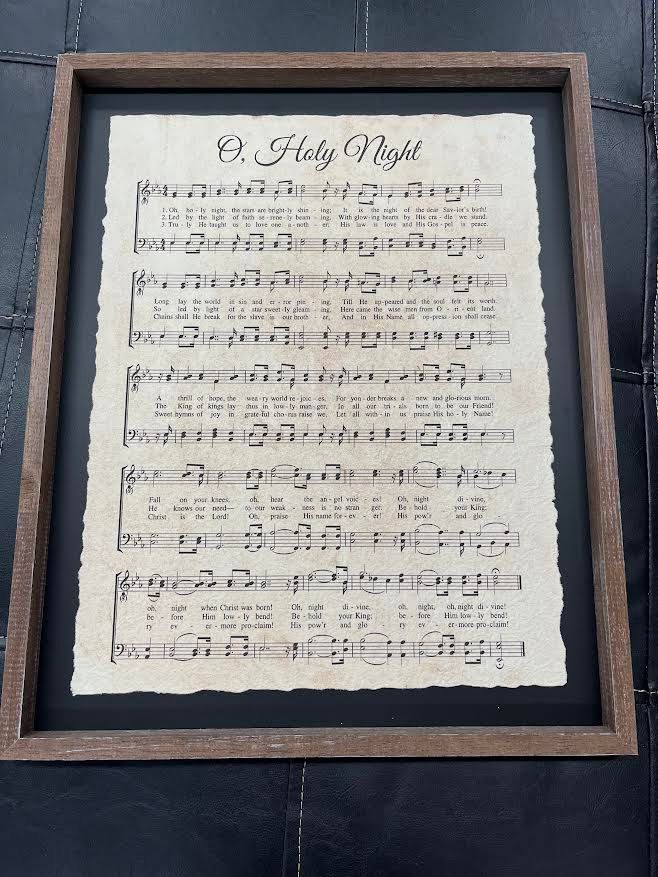 O Holy Nignt Framed