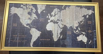 Framed World Map