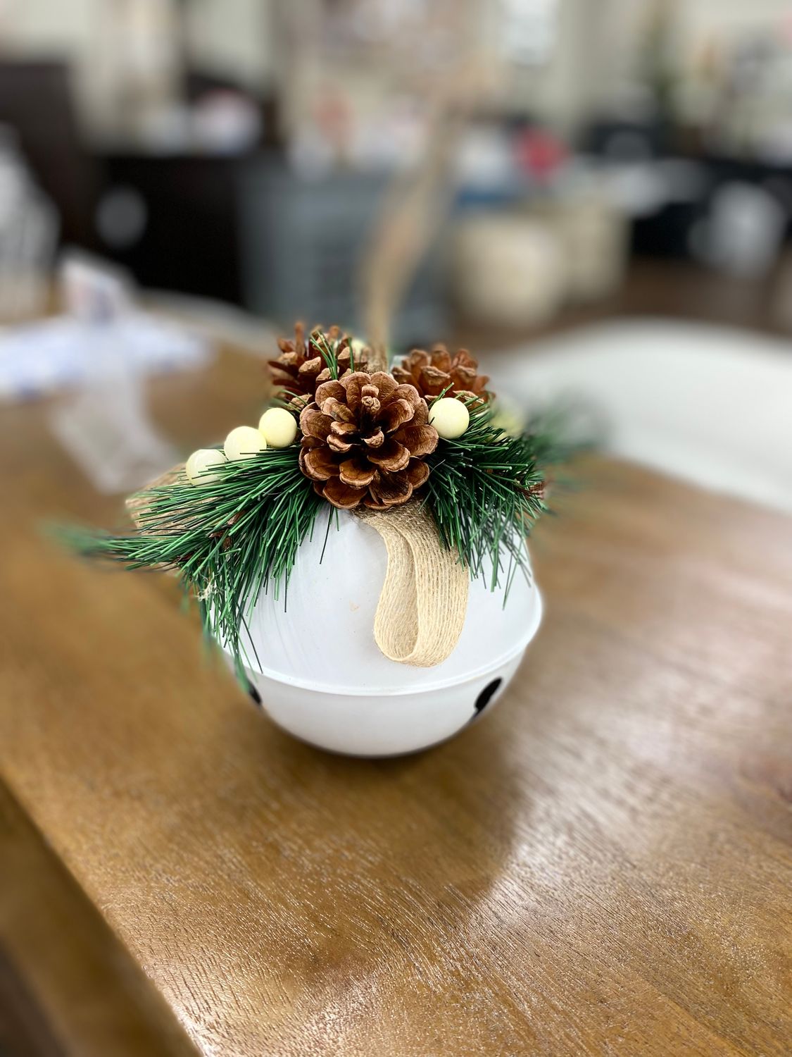 White Christmas Bell