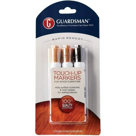 BROWN WOOD FINISH TOUCH-UP MARKERS 3PK