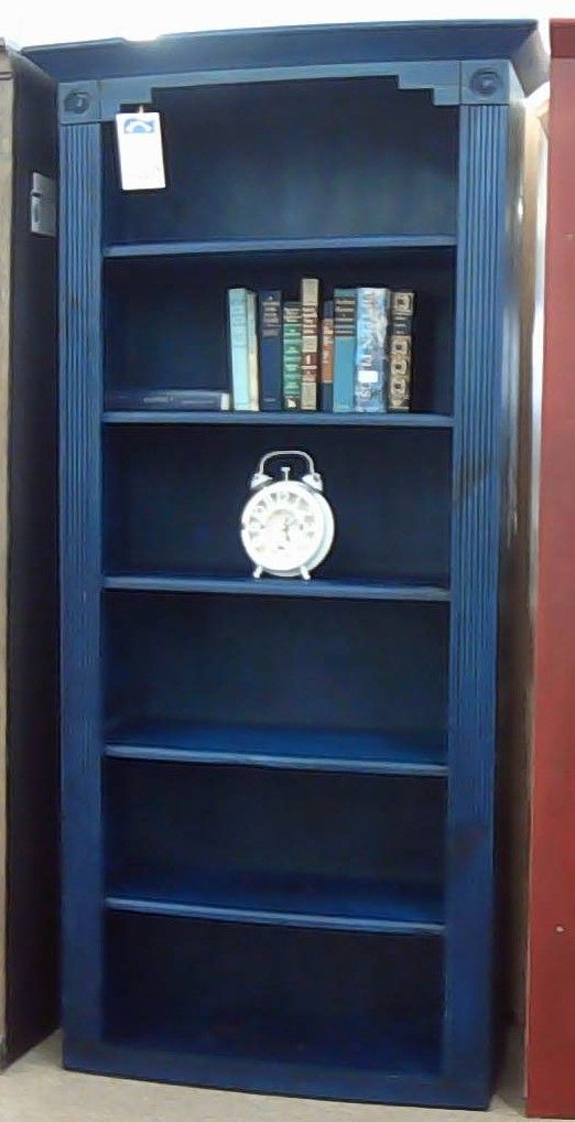 6' BOOKCASE  C30721203CF-BLUE