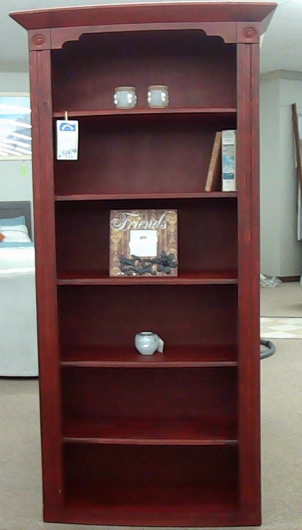 6' BOOKCASE  C307212-01AF-RED
