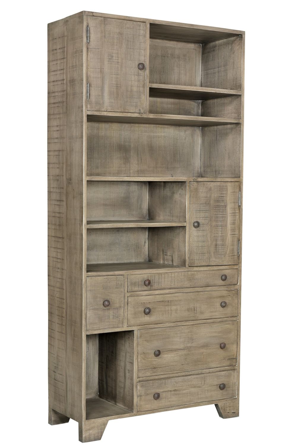 Bengal Manor 2 Door 5 Drawer Bookcase CVFNR693