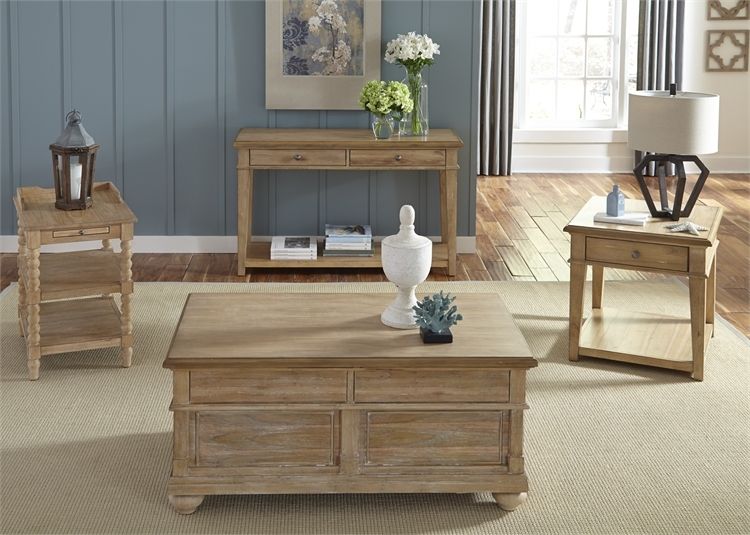 HARBOR VIEW COCKTAIL & 2 END TABLES 531-OT1010/20X2