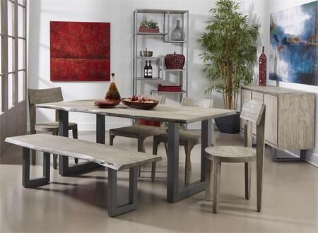 YUKON TABLE & 4 CHAIRS 53434/37 X 4