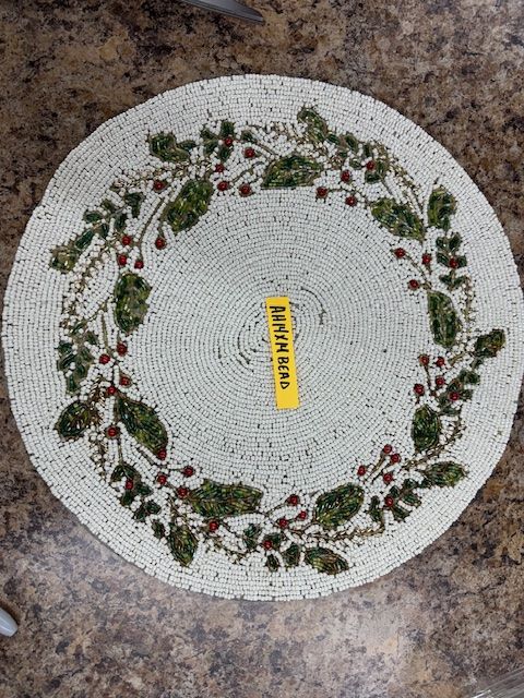 BEADEAD TABLE DECOR AH14X14BEAD