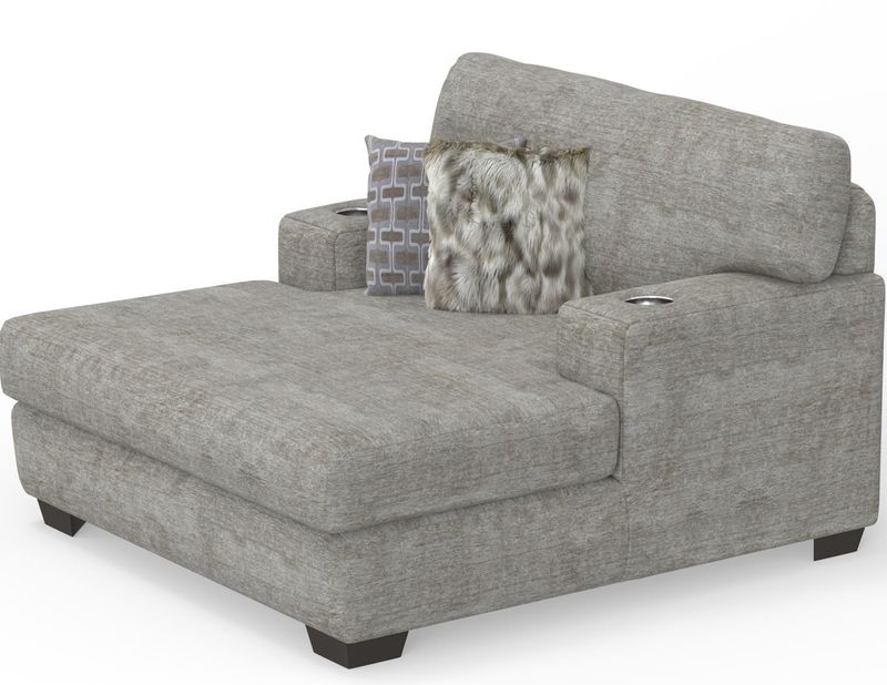 TRIBBLE CHAISE W/CUP HOLDERS