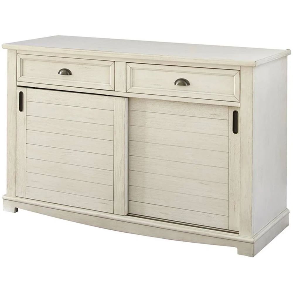Cayla Antiqued White Buffet Cayla Antiqued White Buffet