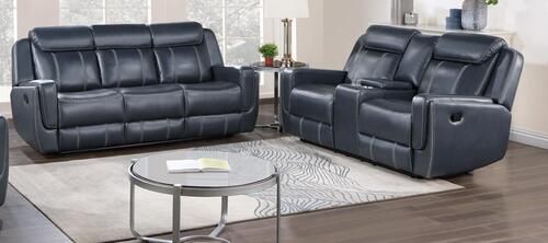 RECLINING SOFA & LOVESEAT LR81753BLSL
