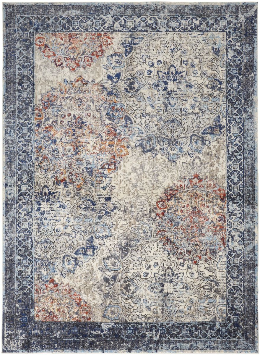 5X8 RUG FS58P BELLINI BLUE/MULTI