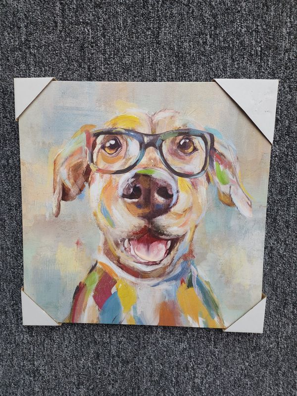 DOG WITH GLASSES