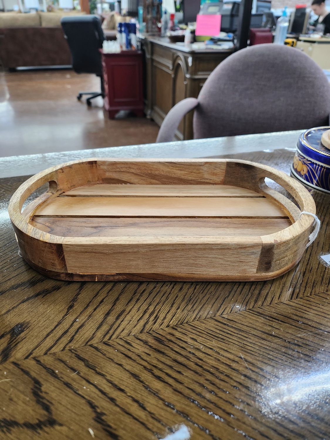 NATURAL SLAT TRAY